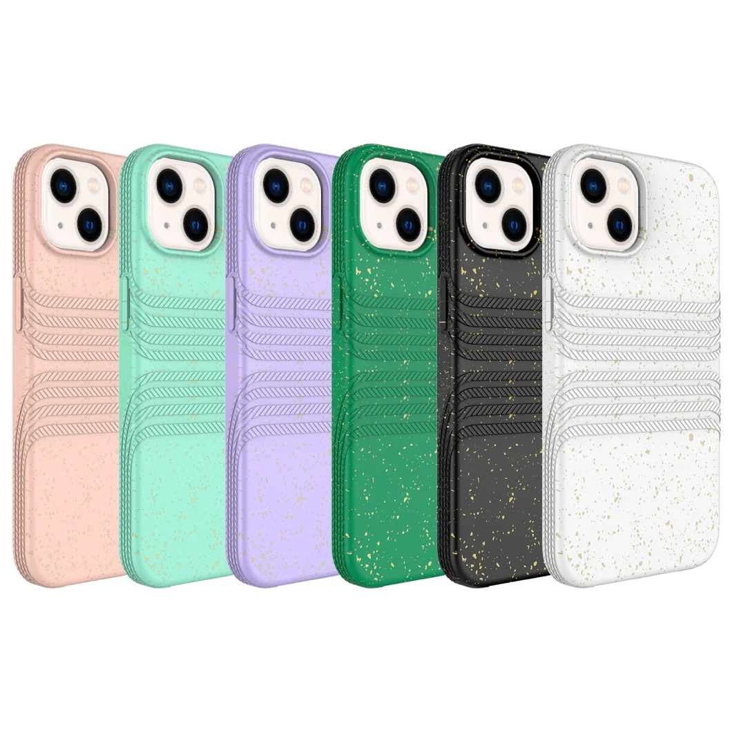 Unique Design Fall-Proof Bio Degradable 2.0mm PLA Mobile Phone Case for iPhone 13 14 PRO Max