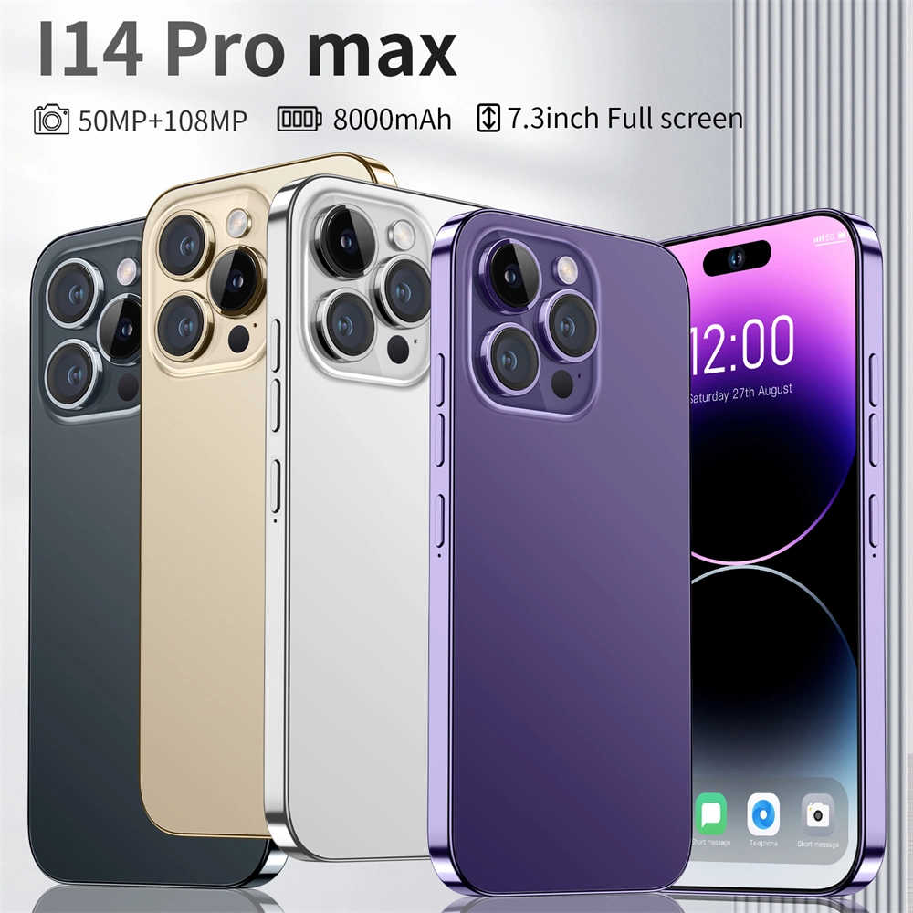 Case High Quality Original Unlocked I14promax 22g+1.5t Smart Phone Mobile Phone 4G 5g LTE Cell Phones Smart Mobile Phone Android Smartphone