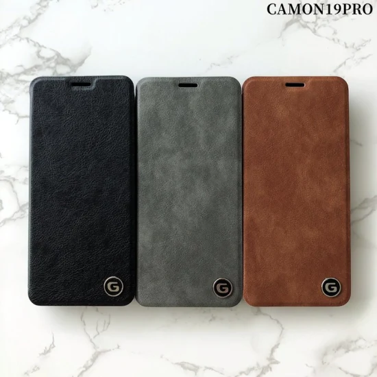 Custodia per telefono in pelle TPU+PC+PU all'ingrosso per Infinix Smart7+ Smart7 HD Flip Cover