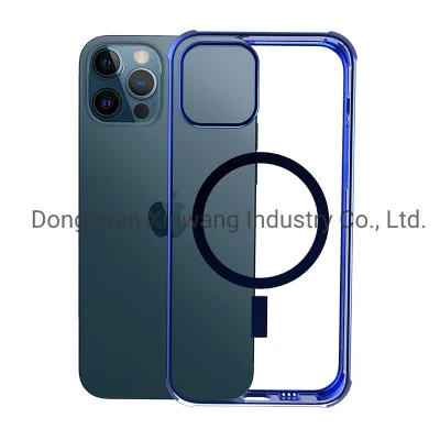 Custodia magnetica in silicone per Xiaomi per Huawei per iPhone 8/P/X/12, logo unico della custodia impermeabile