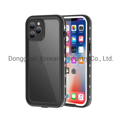 2020 Nuovi prodotti Cover posteriore in TPU per PC IP68 Custodia per telefono antiurto impermeabile subacquea per iPhone 12 Mini PRO Max